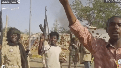 kids fighting in Sudan