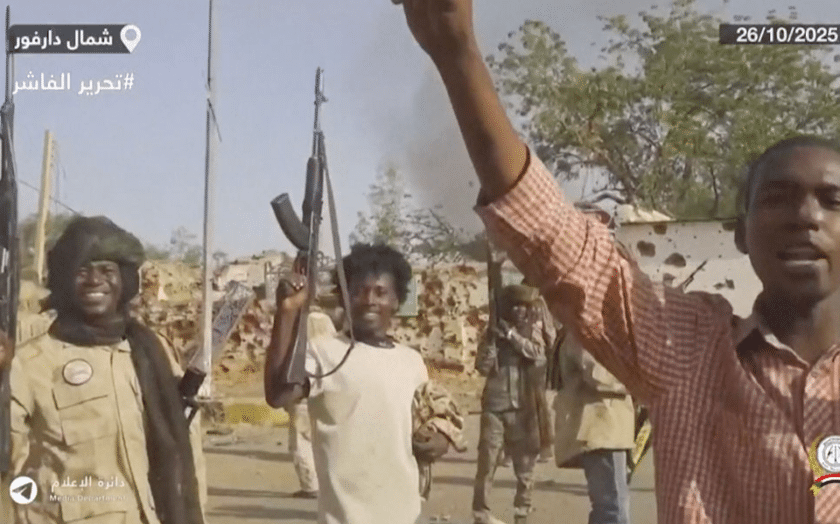 kids fighting in Sudan